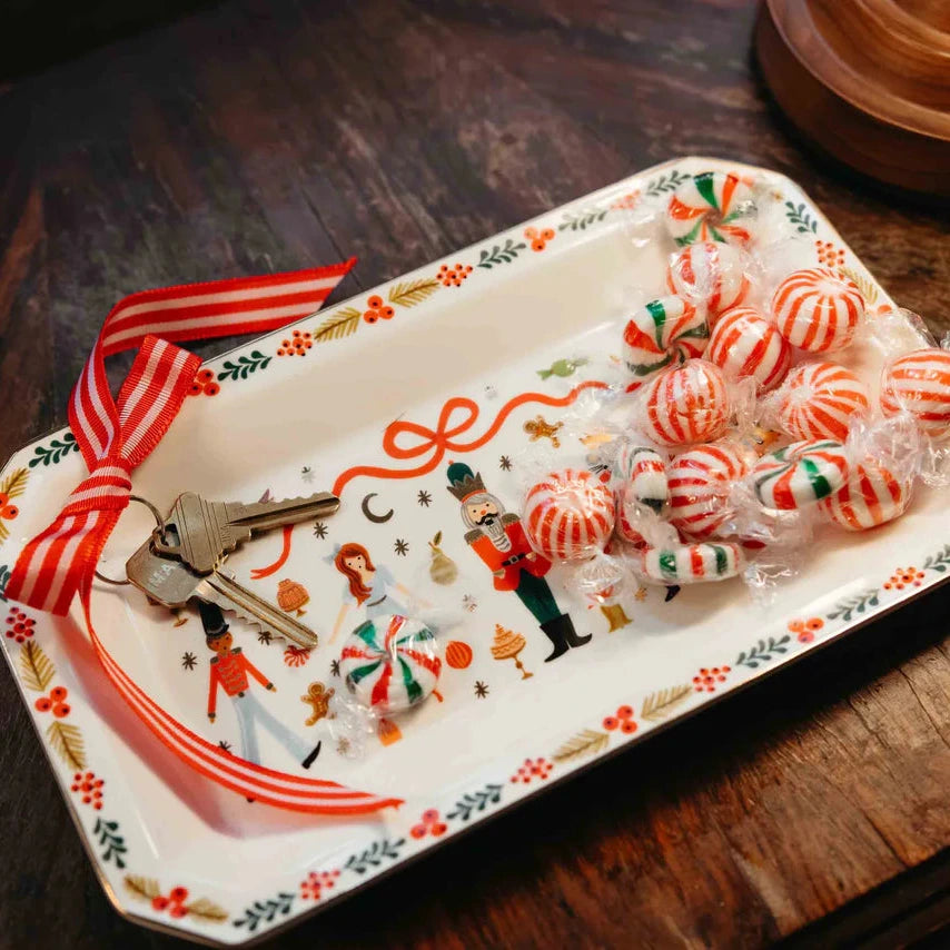 Nutcracker Porcelain Catchall Tray