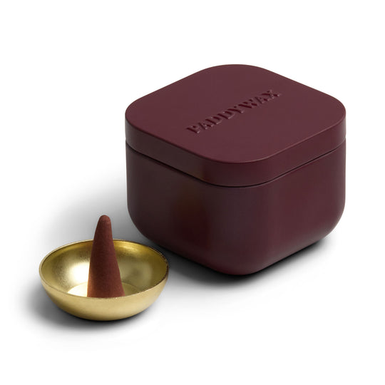 Black Fig & Olive Metal Incense Tin