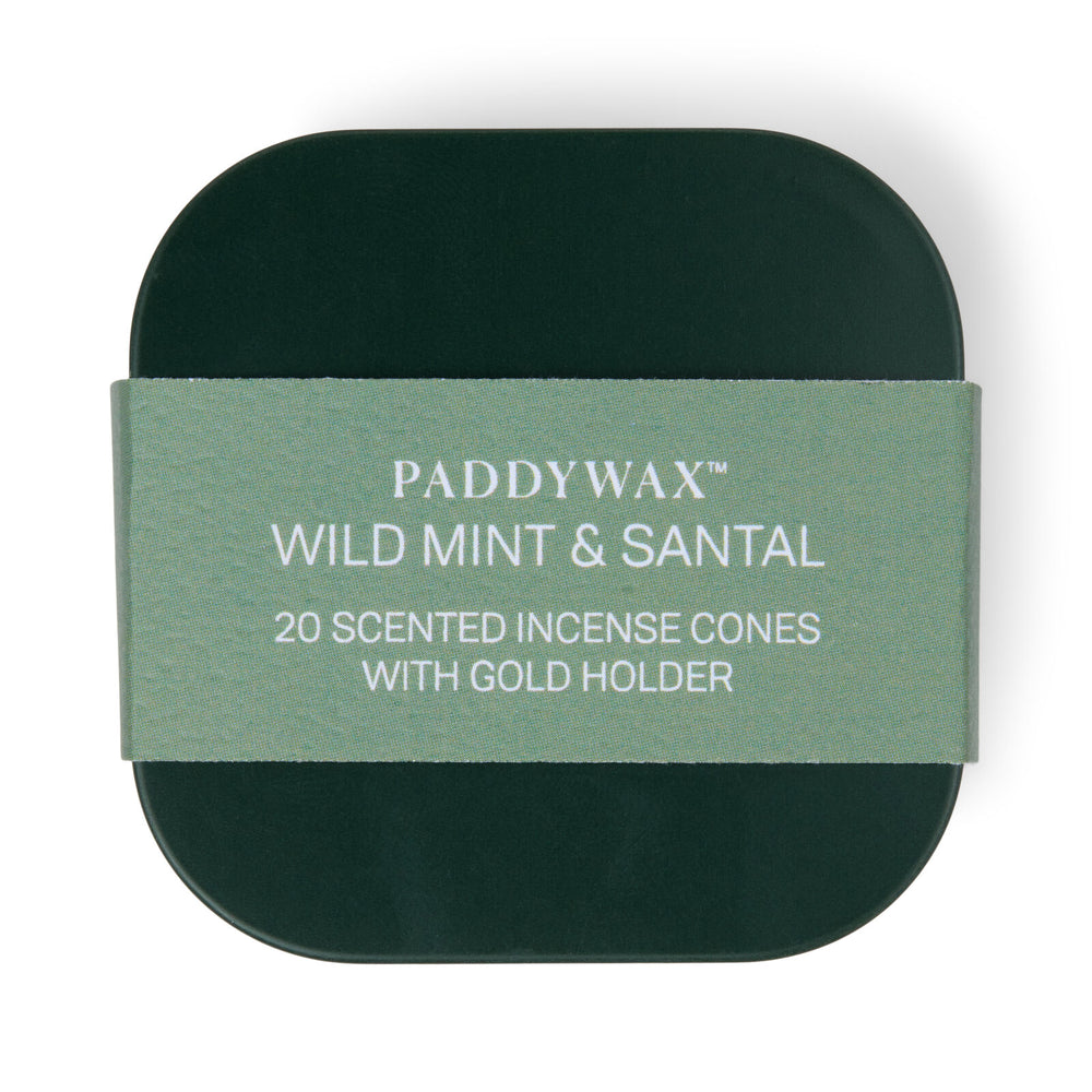 Wild Mint & Santal Metal Incense Tin