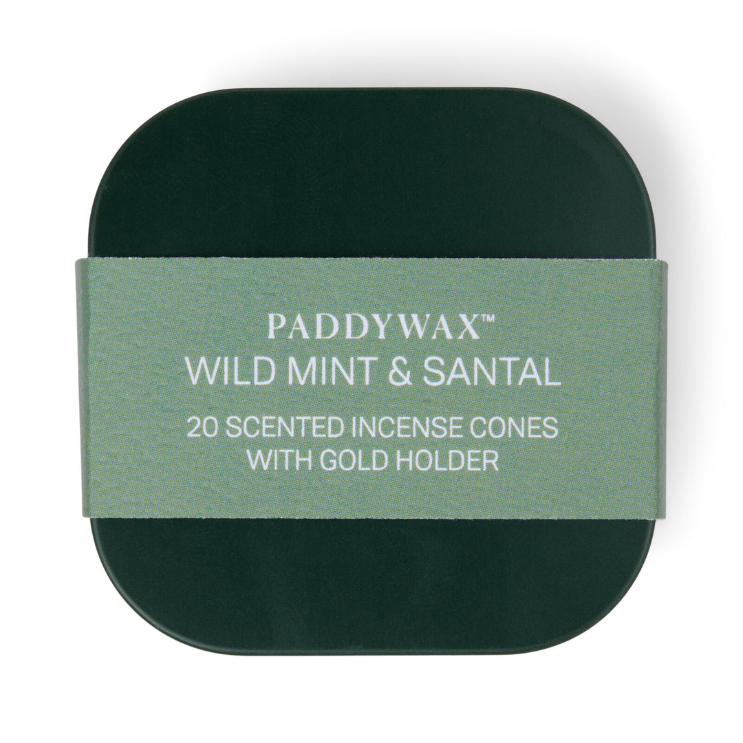 Wild Mint & Santal Metal Incense Tin