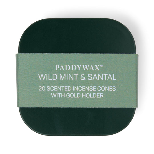 Wild Mint & Santal Metal Incense Tin