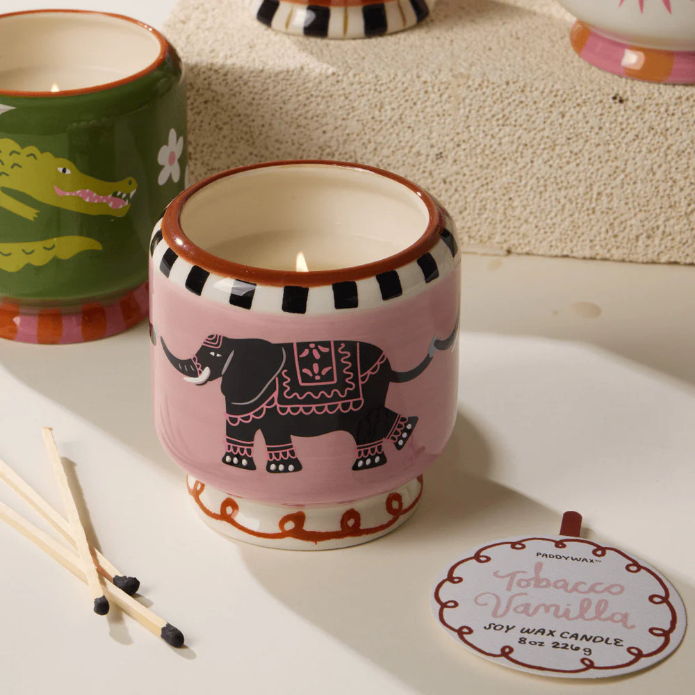 A Dopo 8oz Elephant Candle