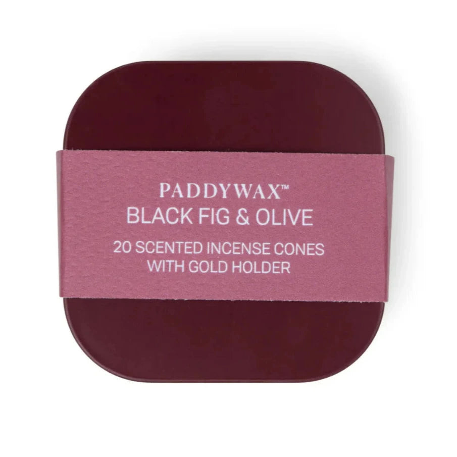 Black Fig & Olive Metal Incense Tin