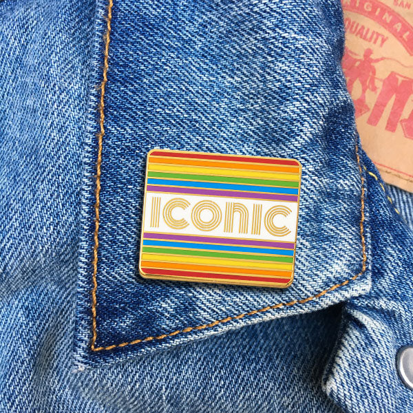 Iconic Rainbow Pin