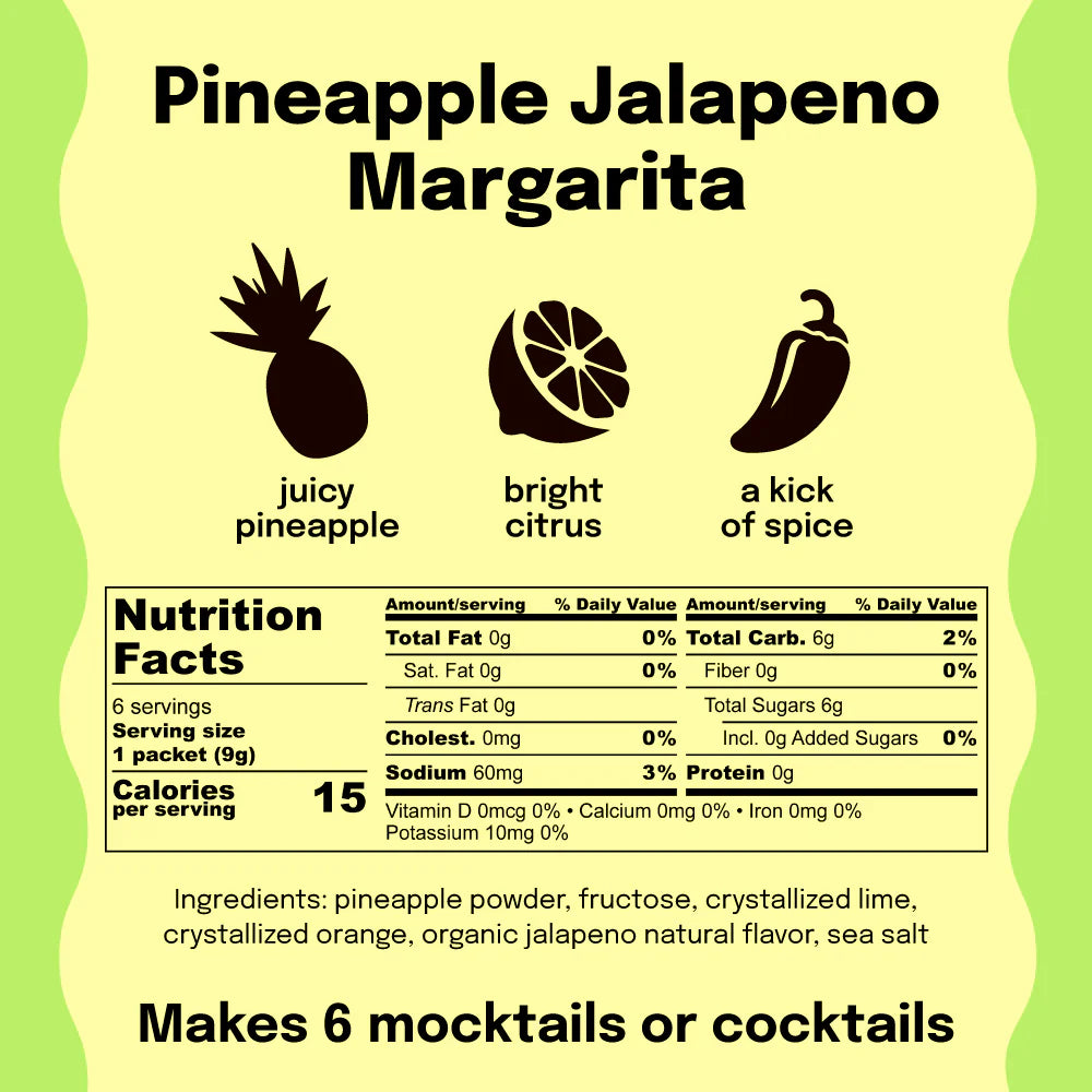 Pineapple Margarita Non-Alcoholic Drink Mixers