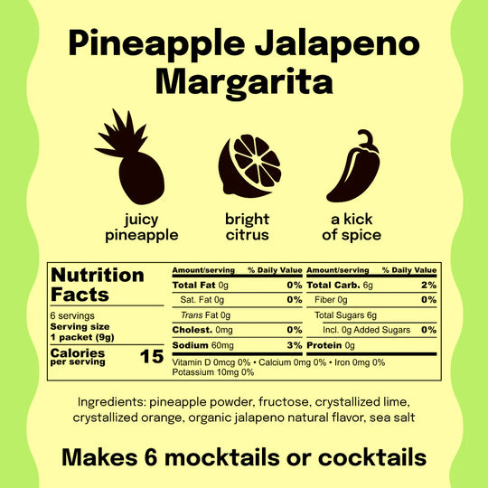 Pineapple Margarita Non-Alcoholic Drink Mixers