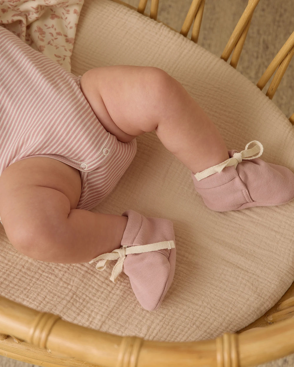 Rylee + Cru - Rose Baby Booties