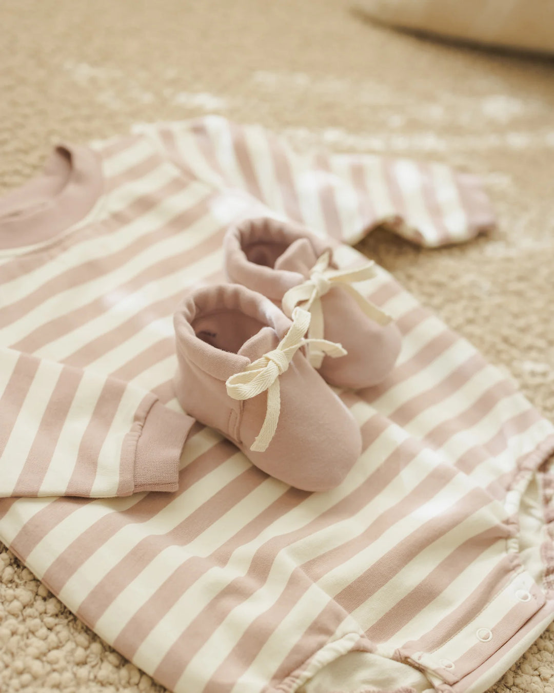 Rylee + Cru - Rose Baby Booties