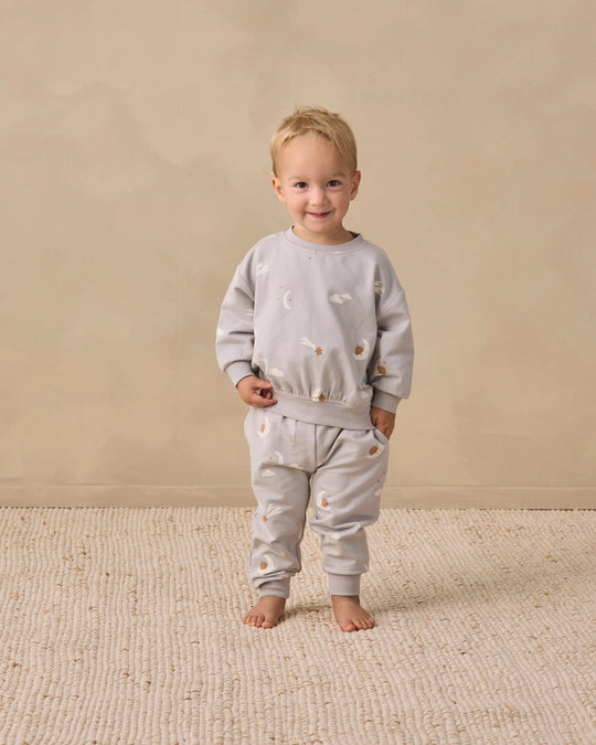 Quincy Mae - Sky Friends Relaxed Sweatpants