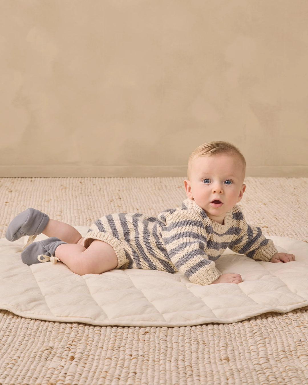 Quincy Mae - Slate Baby Booties
