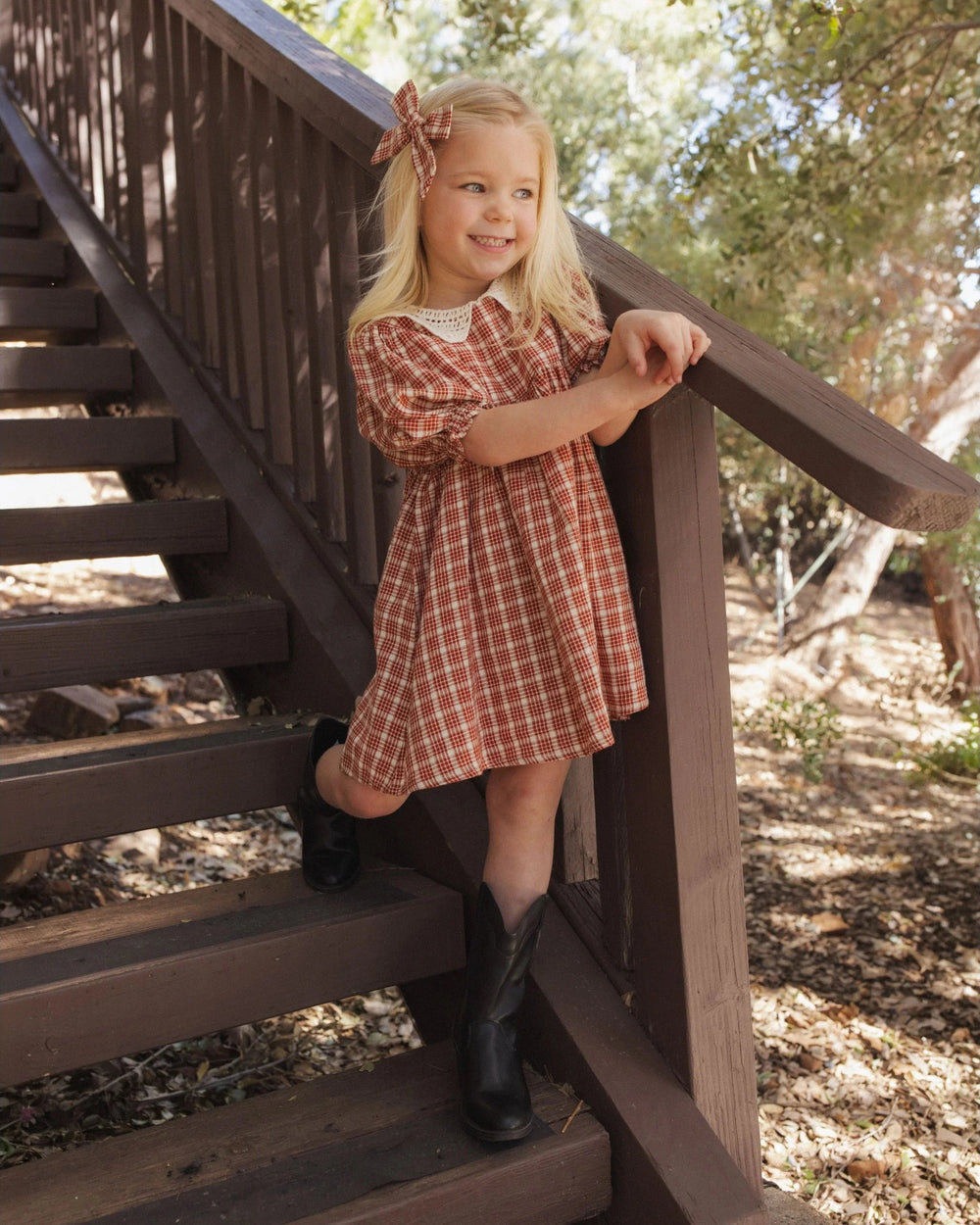 Rylee + Cru - Vintage Plaid Heidi Dress
