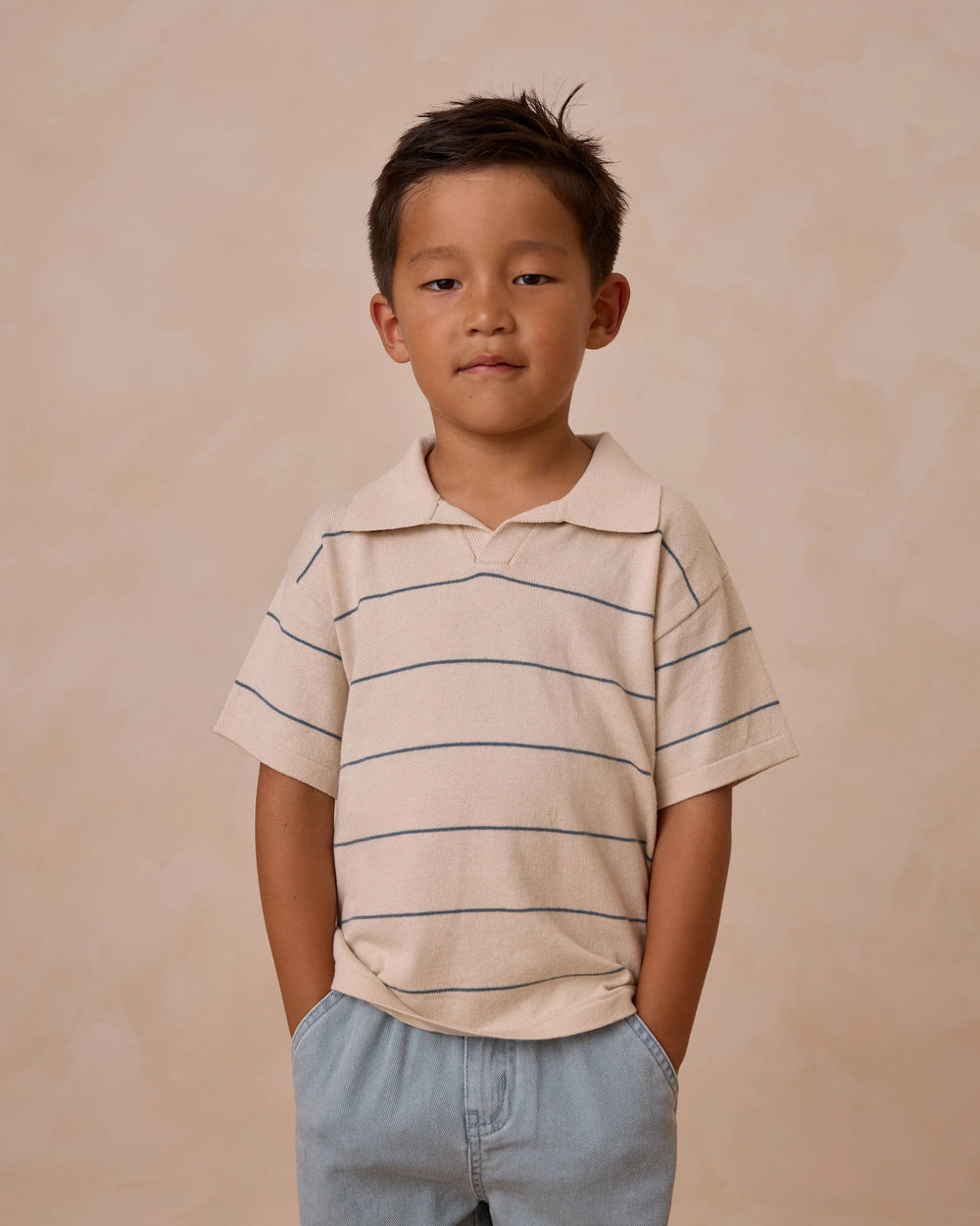 Rylee + Cru - Striped Chandler Knit Polo