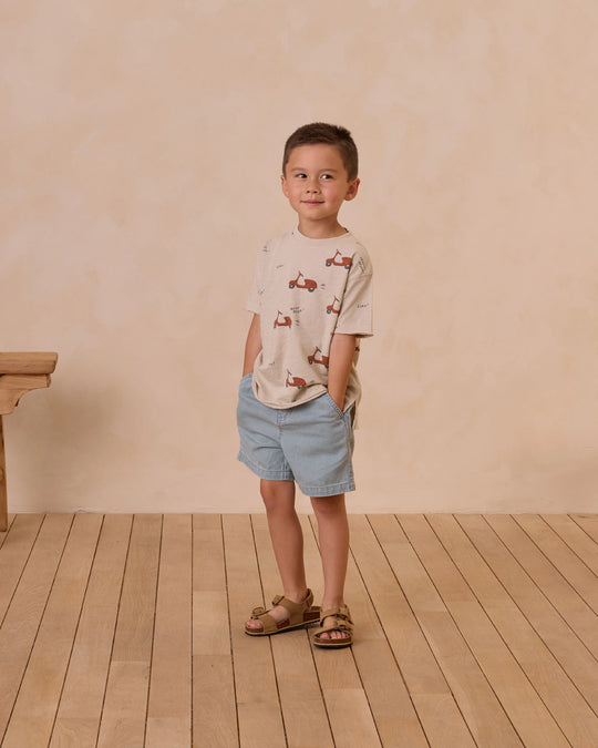 Rylee + Cru - Moped Raw-Edge Tshirt