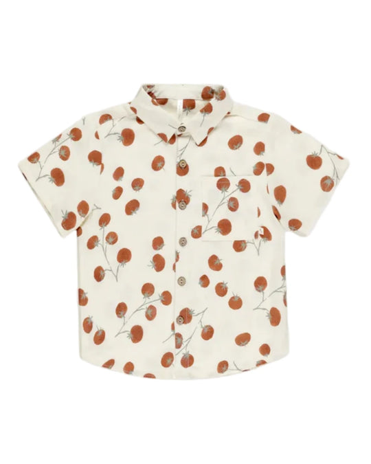 Rylee + Cru - Tomato Print Collared Shirt