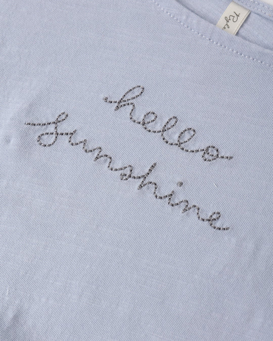 Rylee + Cru - Hello Sunshine Cropped Cinch Tshirt