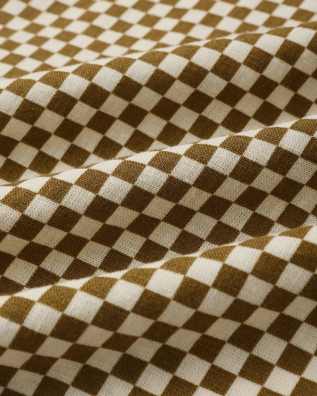 Rylee + Cru - Ocre Check Sabrina Mini Dress