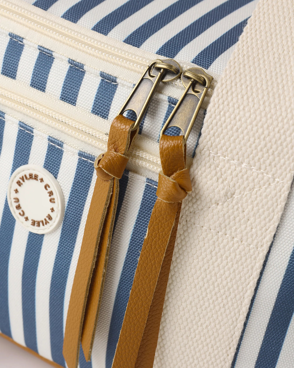 Rylee + Cru - Navy Stripe Cooler Bag