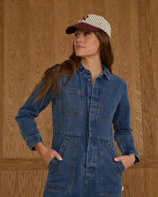 Rylee + Cru - Denim Long Sleeve Coverall