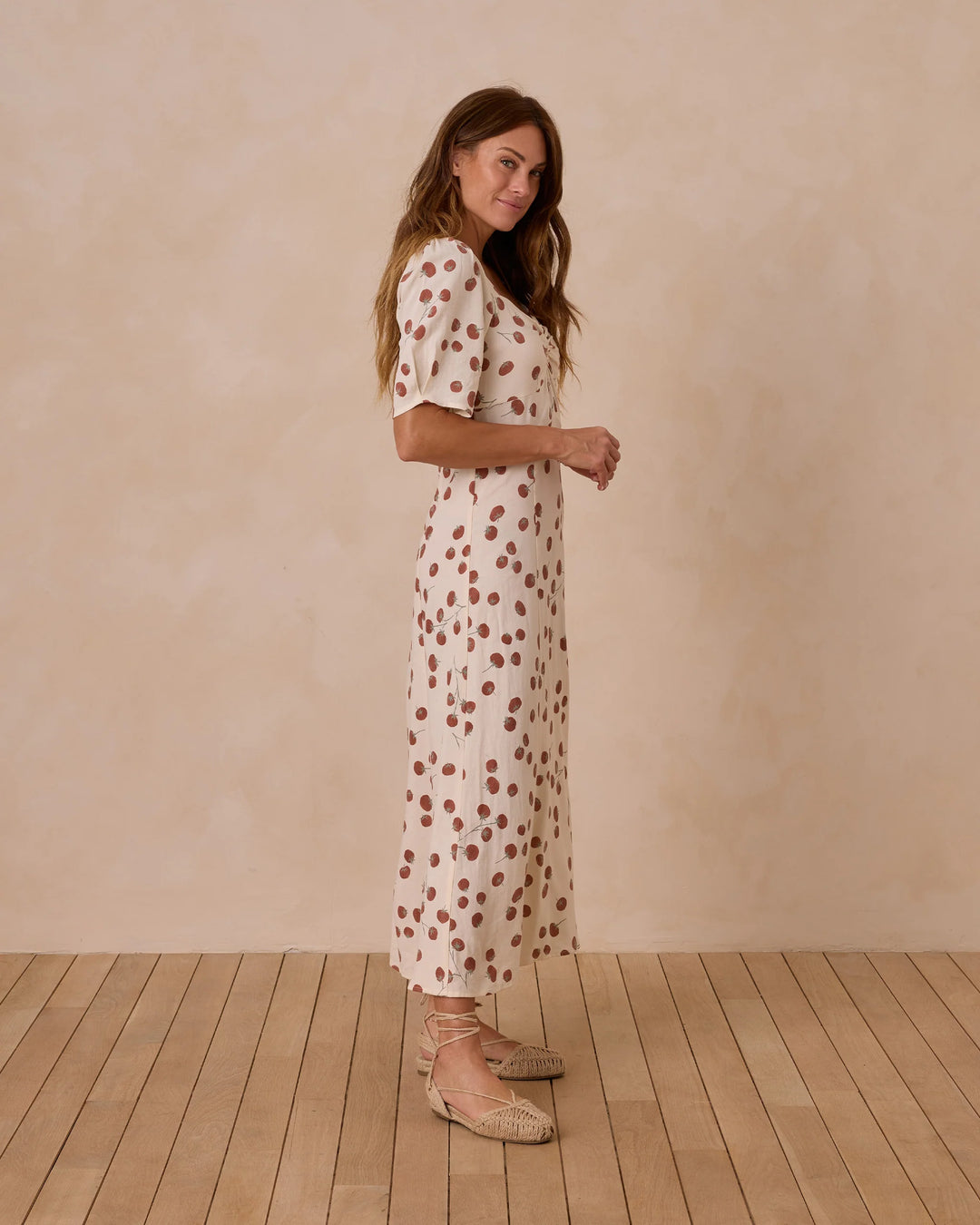 Rylee + Cru - Tomato Print Violet Dress