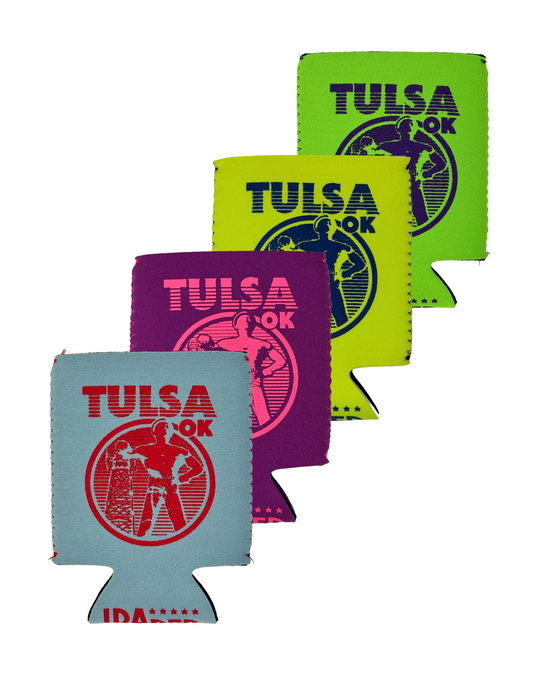 Tulsa Driller Koozie
