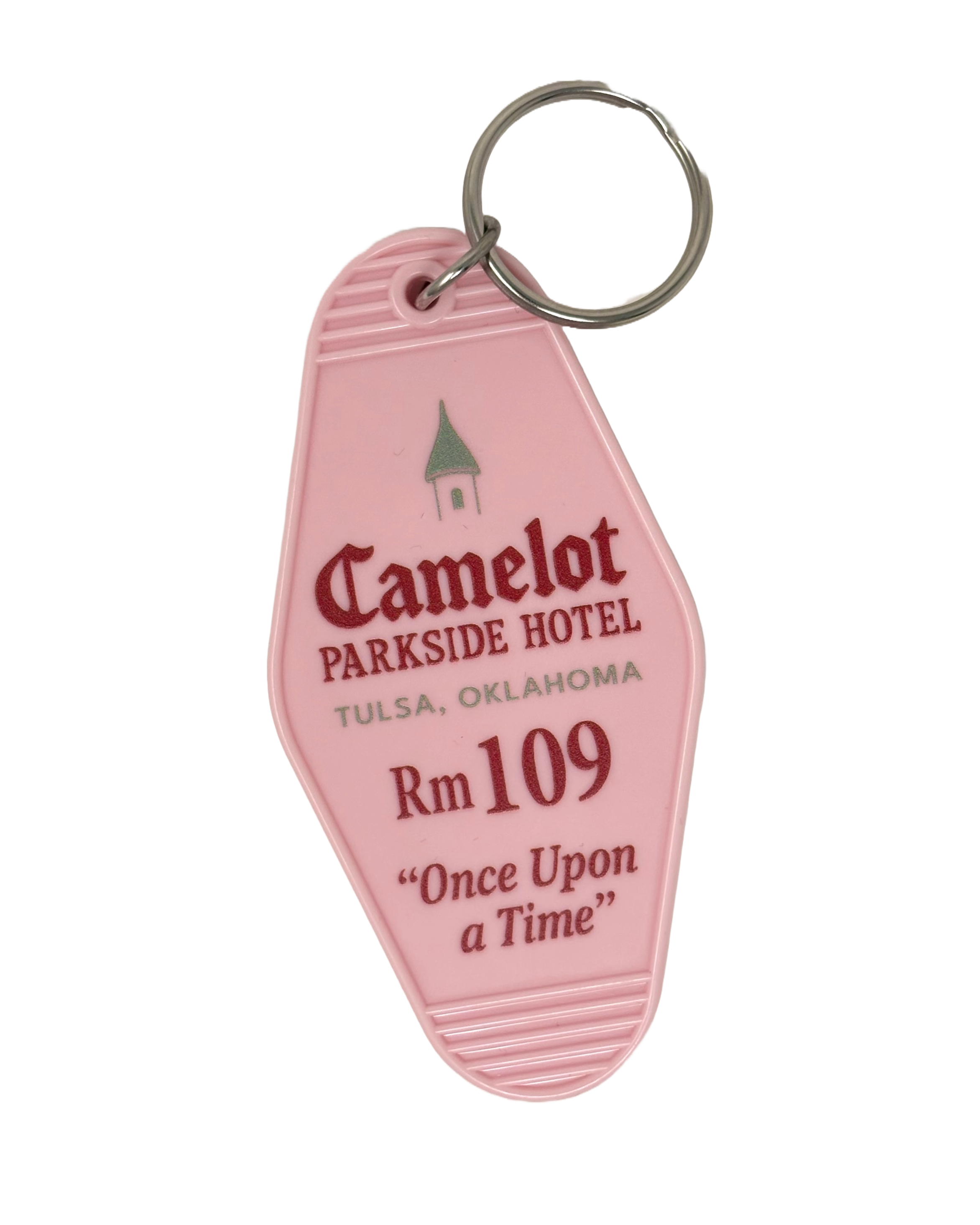 Camelot Parkside Hotel Pink Motel Keychain – Ida Red