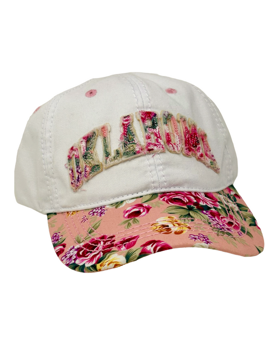 Oklahoma Floral Print Hat