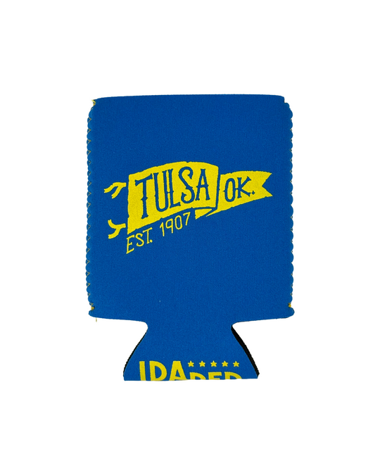 Tulsa Pennant Koozie