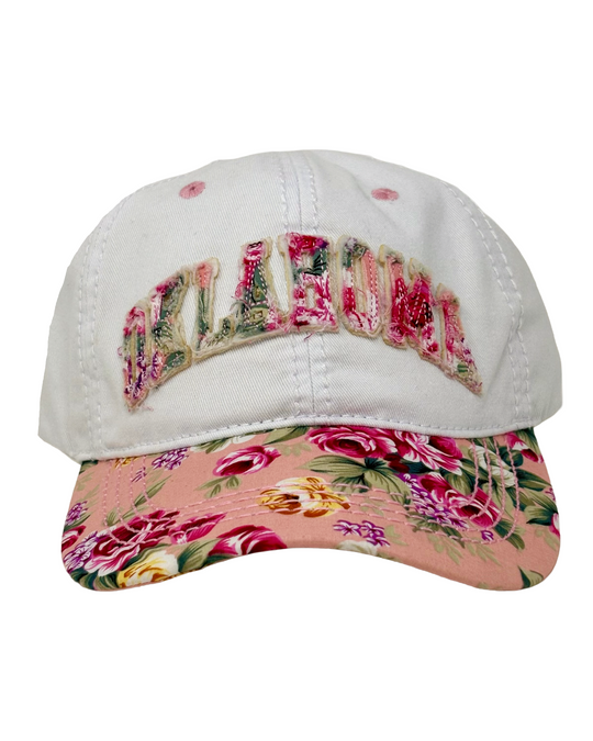 Oklahoma Floral Print Hat