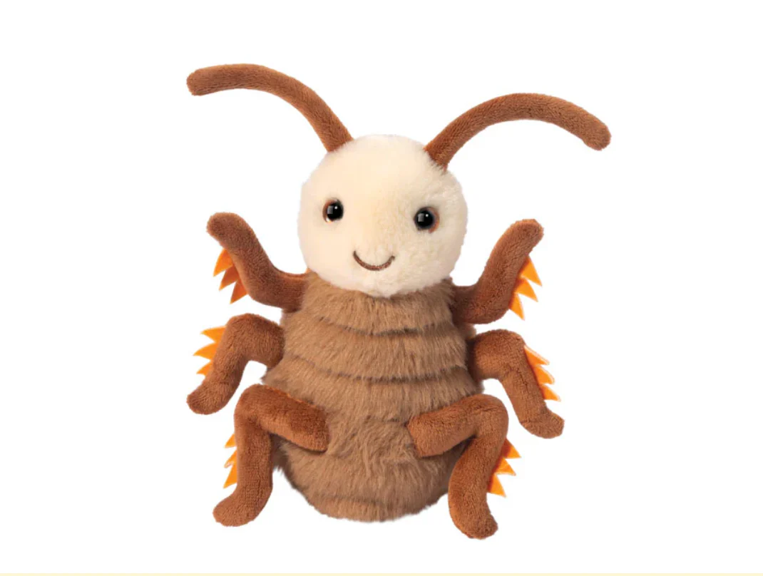 Funny Rocco Dancin Cockroach plush stuffed animal with quirky design