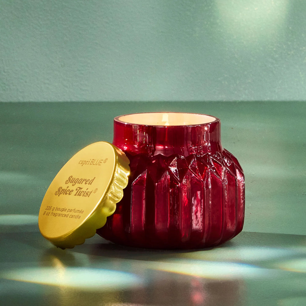 Capri Blue - Petite Sugared Spice Twist Royal Gem Candle 8 oz.
