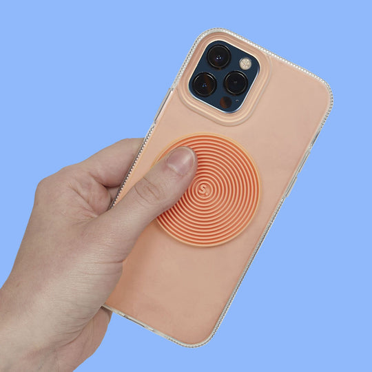 SPEKS Slabs Sensory Sticker Orange Groove Circle