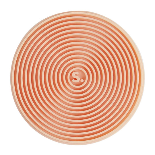 SPEKS Slabs Sensory Sticker Orange Groove Circle