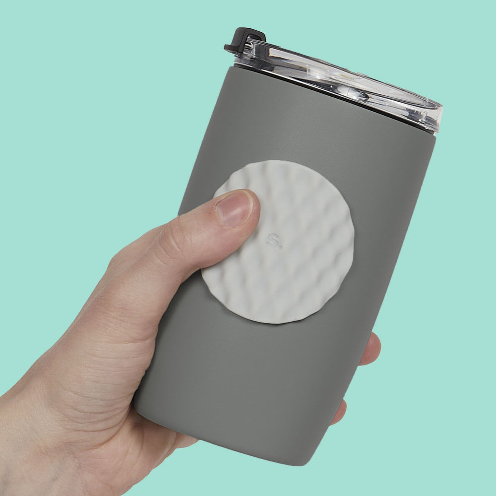 SPEKS Slabs Sensory Sticker Grey Mesh Circle