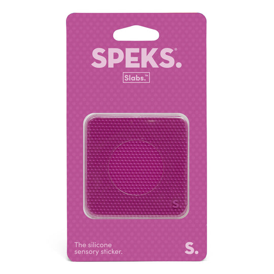 SPEKS Slabs Sensory Sticker Fuchsia Static Square