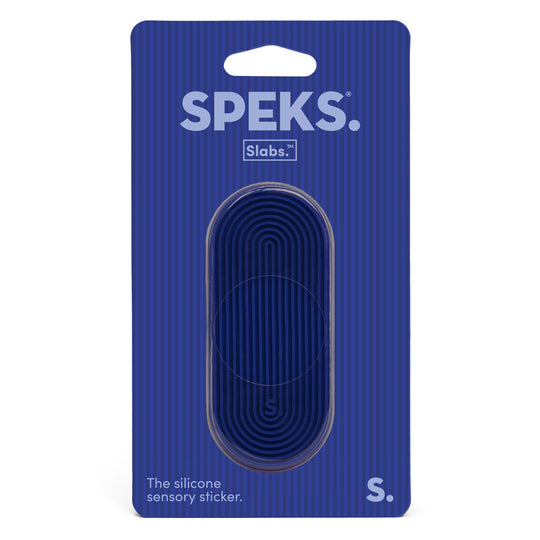 SPEKS Slabs Sensory Sticker Navy Groove Tab