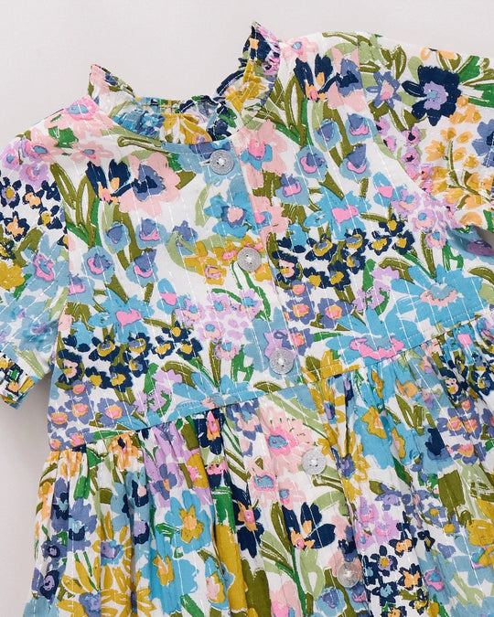 Pink Chicken - Sketched Floral Autumn Dress