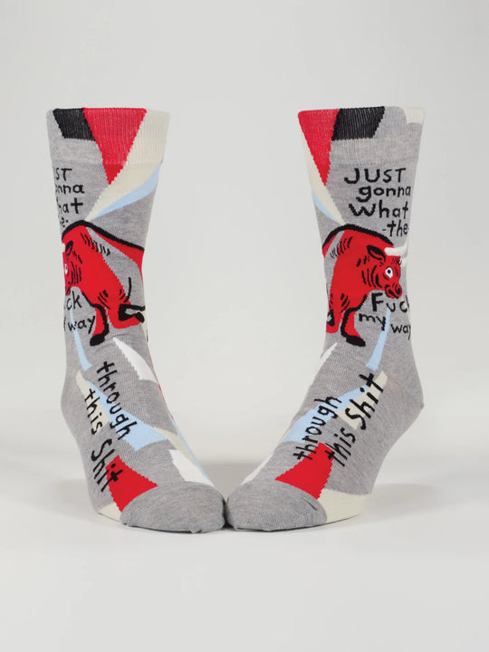 Gonna WTF My Way Through This Men's Socks