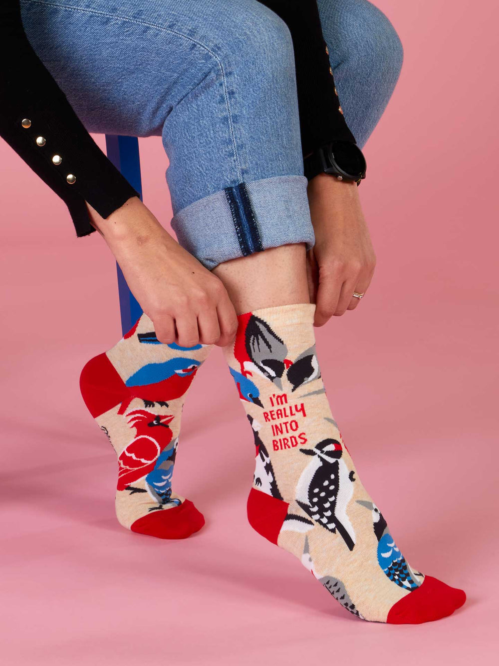 Really Into Birds Women's Crew Socks