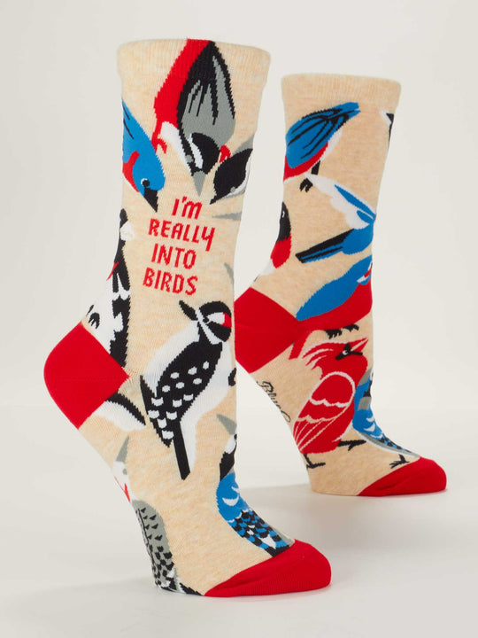 Really Into Birds Women's Crew Socks