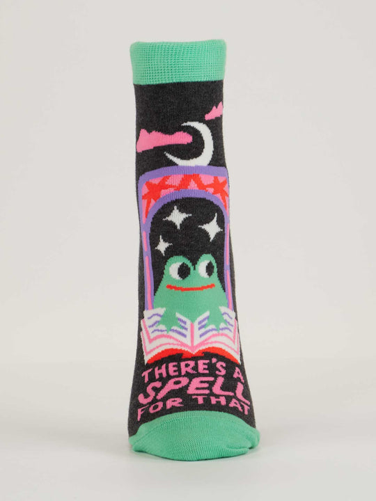 There's A Spell Witch Frog Women's Ankle Socks