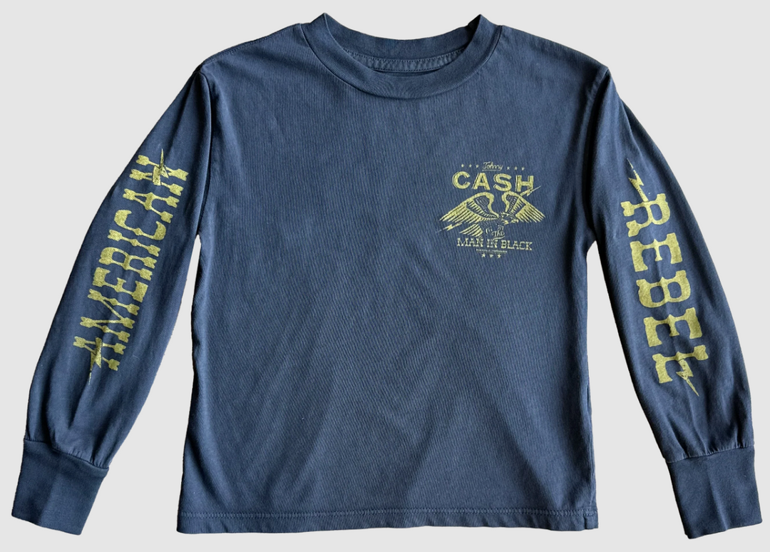 JOHNNY CASH AMERICAN REBEL KID'S TSHIRT