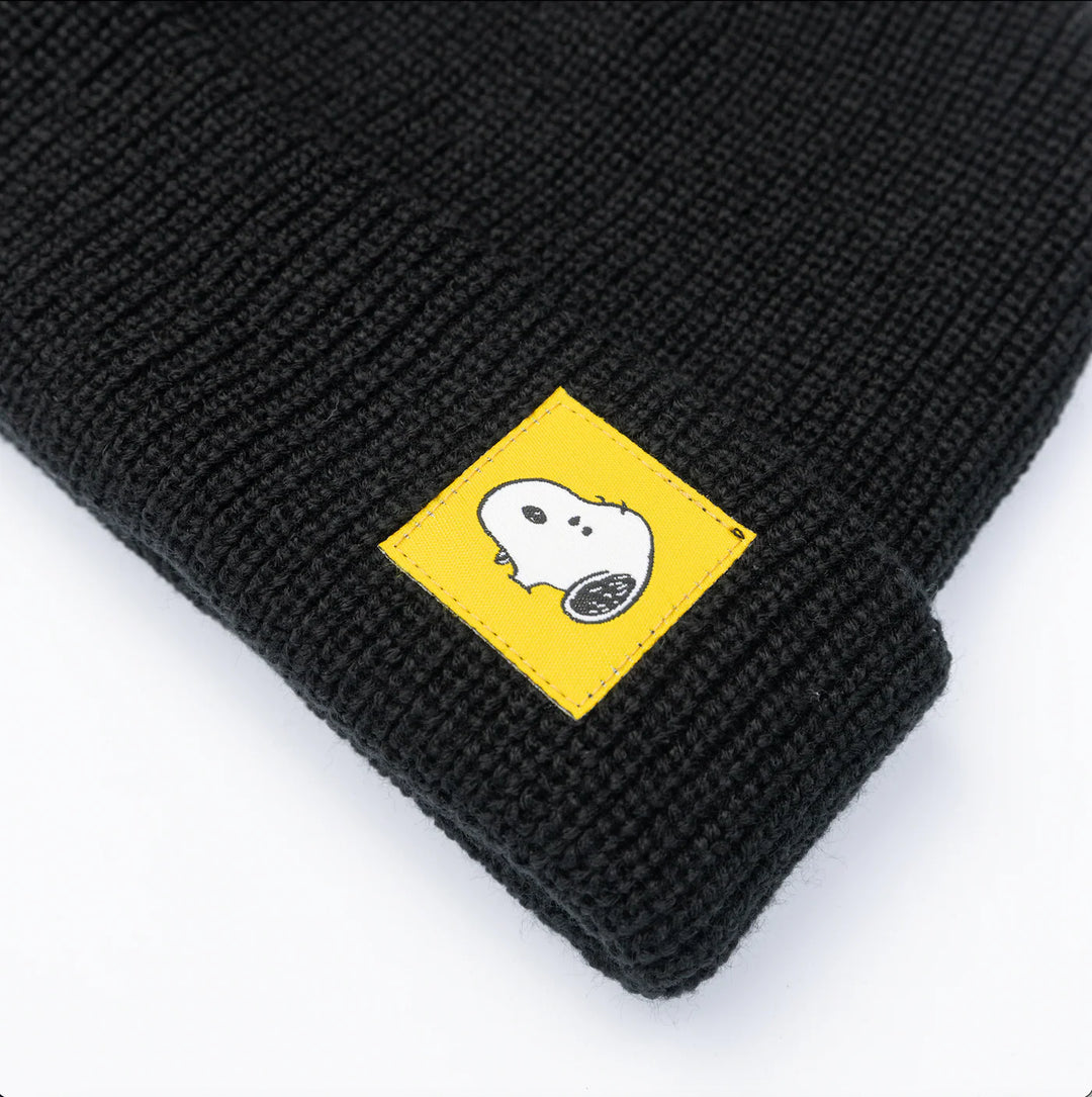 Black Snoopy Beanie