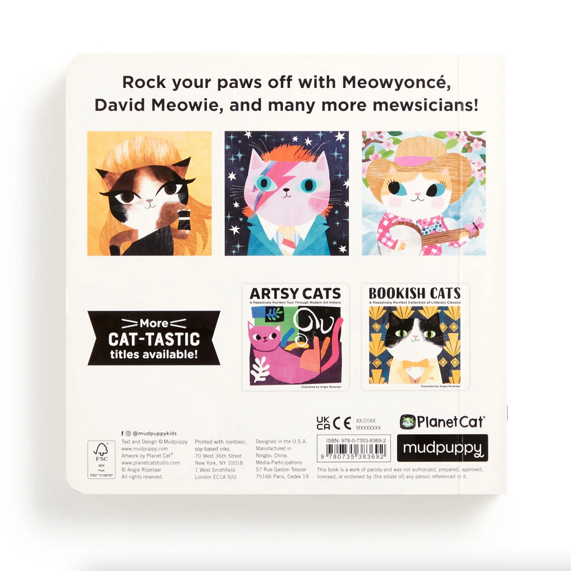 Music Cats Board Book