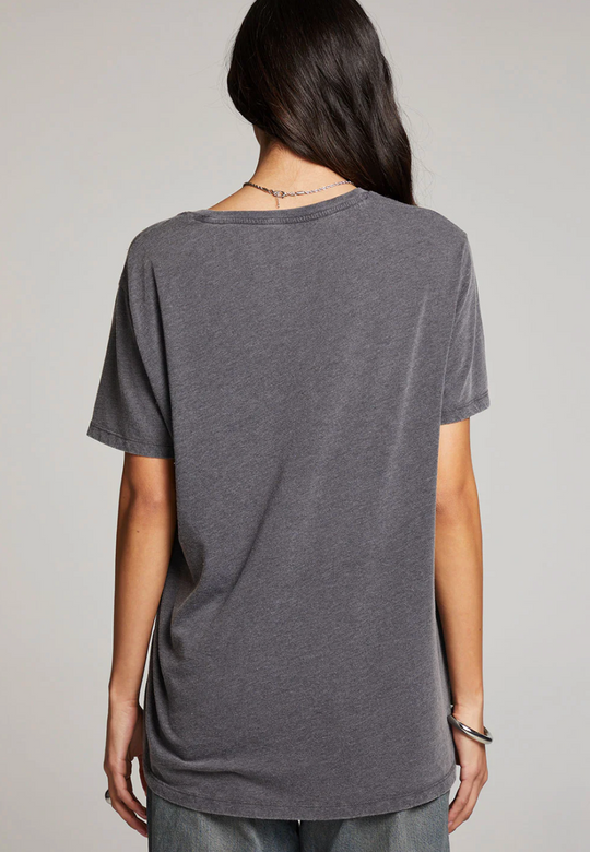 Astrology Black Mineral Wash Tee