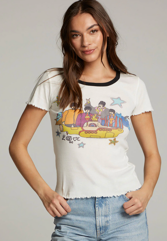 The Beatles Yellow Submarine Ribbed Tshirt