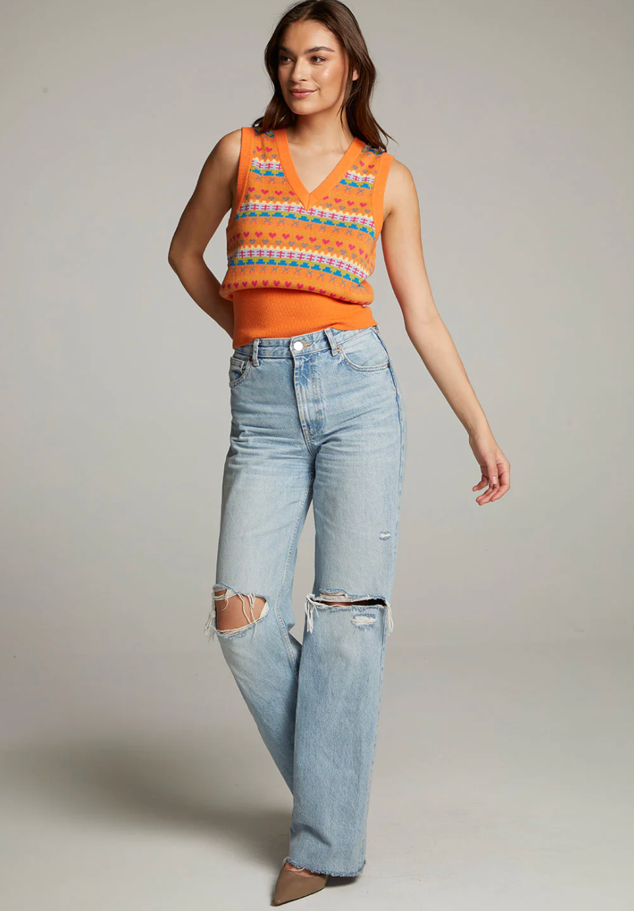 The Beatles Retro Tank Sweater