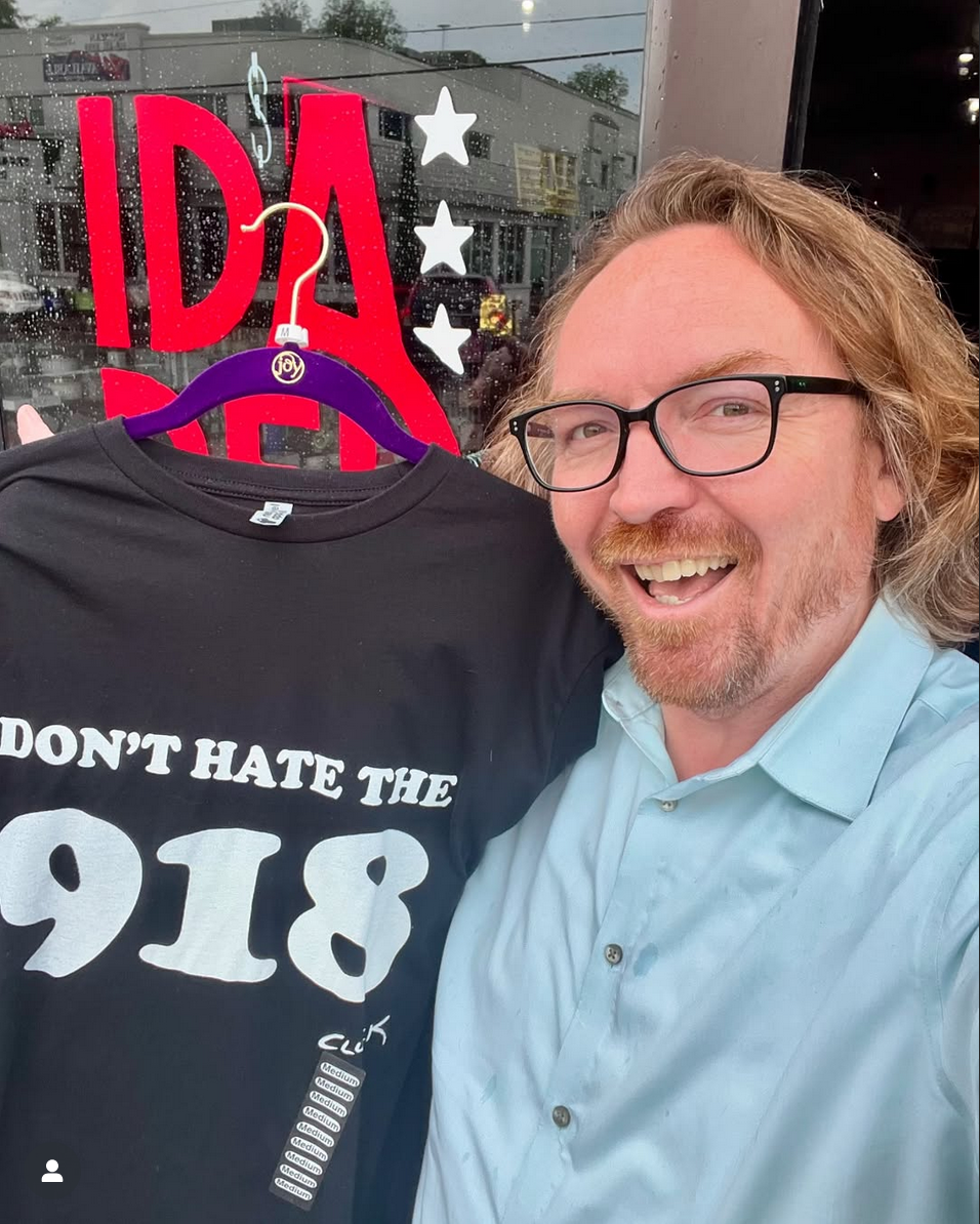 Don't Hate The 918 Tshirt – Ida Red