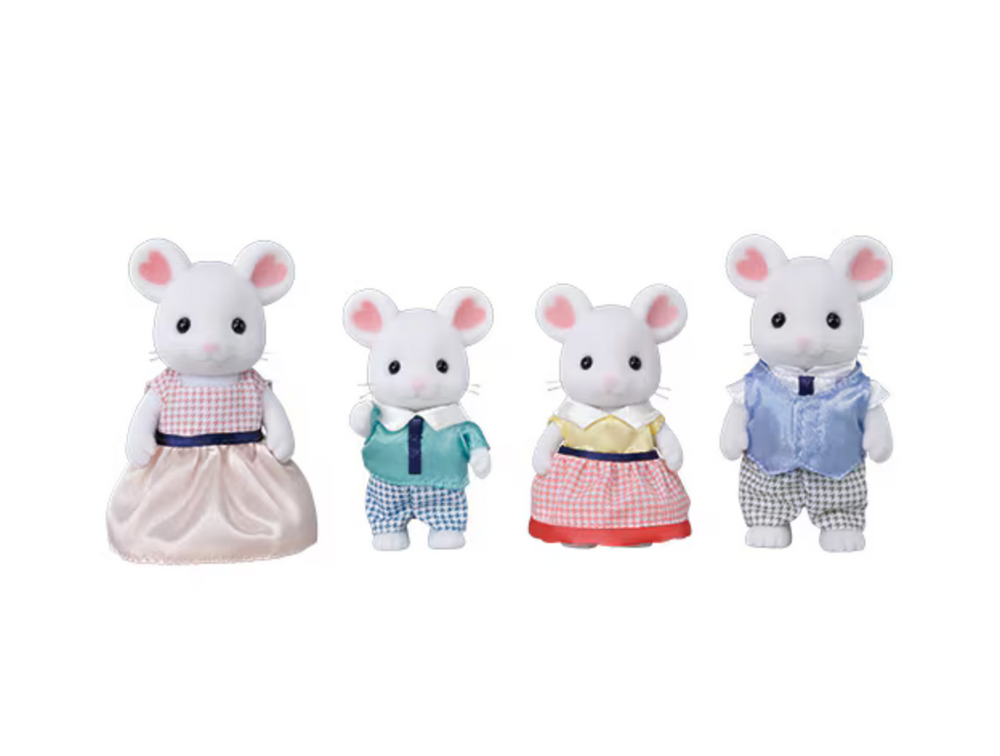Calico Critters - Marshmallow Mouse Family