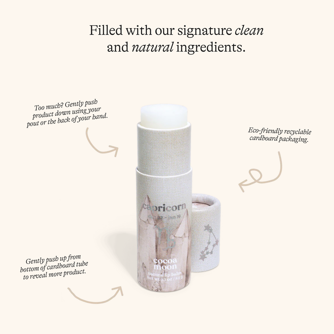 Capricorn Zodiac Lip Balm - Cocoa Moon
