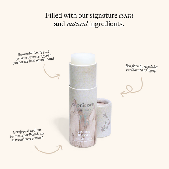 Capricorn Zodiac Lip Balm - Cocoa Moon
